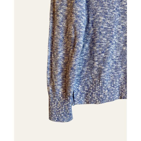 J.Crew Factory Crewneck Beach Sweater Blue Marled Size M NWT - Picture 4 of 6